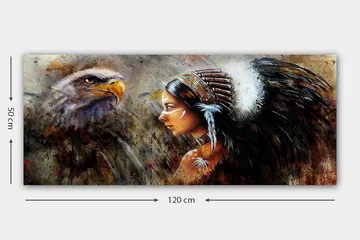 Canvastavla YTY People Flerfärgad - 120x50 cm - Inredning - Tavlor & posters - Canvastavla