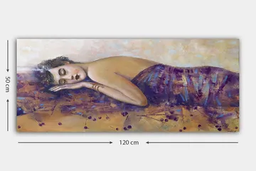 Canvastavla YTY People Flerfärgad - 120x50 cm - Inredning - Tavlor & posters - Canvastavla