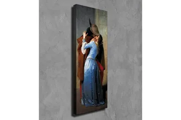 Canvastavla - Passionerat möte mellan två älskande - Blå / Brun / Röd - Inredning - Tavlor & posters - Canvastavla