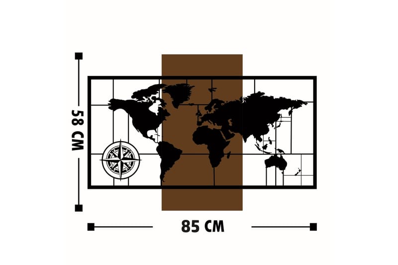 Dekoration Trätavlor - Inredning - Tavlor & posters - Canvastavla