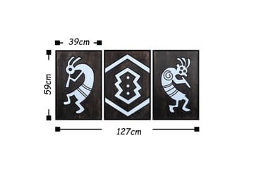 Dekoration Trätavlor - Inredning - Tavlor & posters - Canvastavla