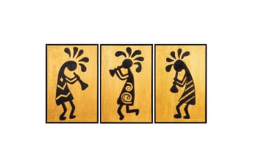 Dekoration Trätavlor - Inredning - Tavlor & posters - Canvastavla