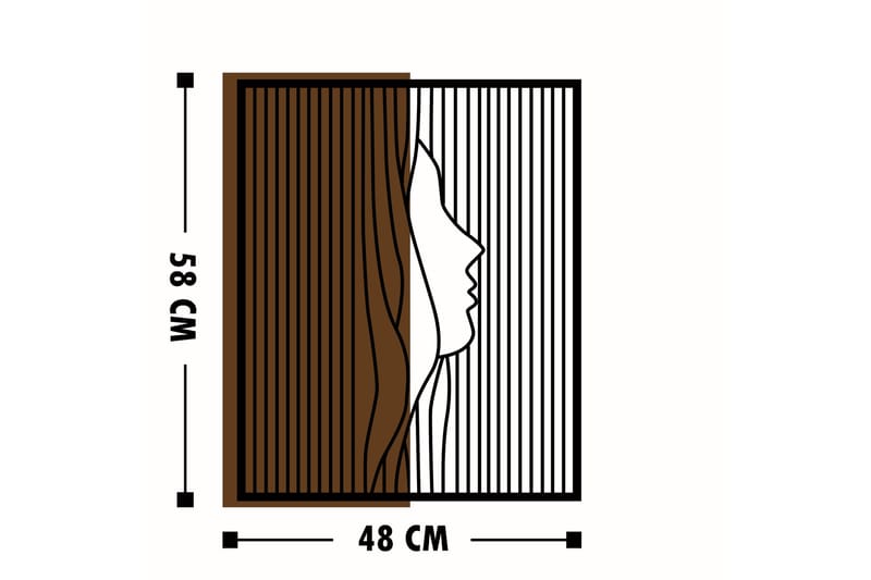 Dekoration Trätavlor - Inredning - Tavlor & posters - Canvastavla