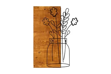 Dekoration Trätavlor - Inredning - Tavlor & posters - Canvastavla