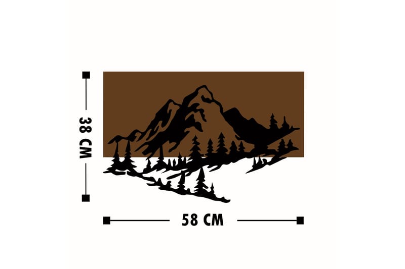 Dekoration Trätavlor - Inredning - Tavlor & posters - Canvastavla