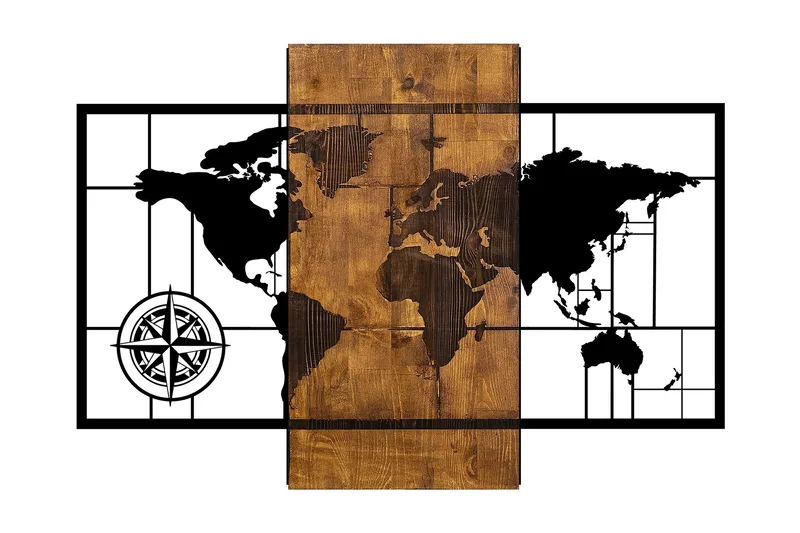 Dekoration Trätavlor - Inredning - Tavlor & posters - Canvastavla