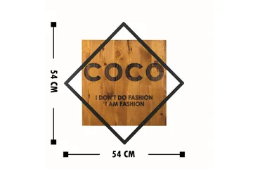 Dekoration Trätavlor - Inredning - Tavlor & posters - Canvastavla