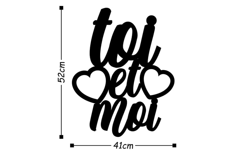Dekoration Väggtext - Inredning - Tavlor & posters - Canvastavla
