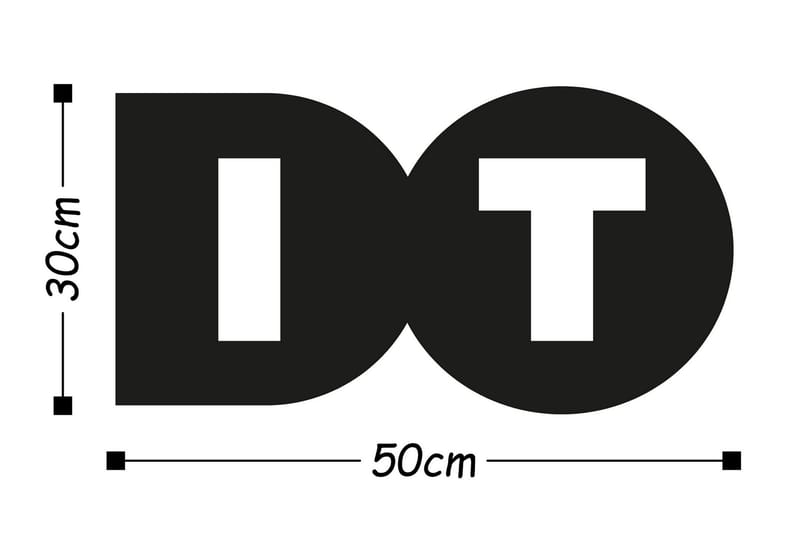 Dekoration Väggtext - Inredning - Tavlor & posters - Canvastavla