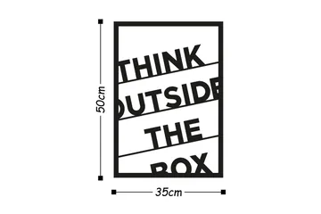 Dekoration Väggtext - Inredning - Tavlor & posters - Canvastavla