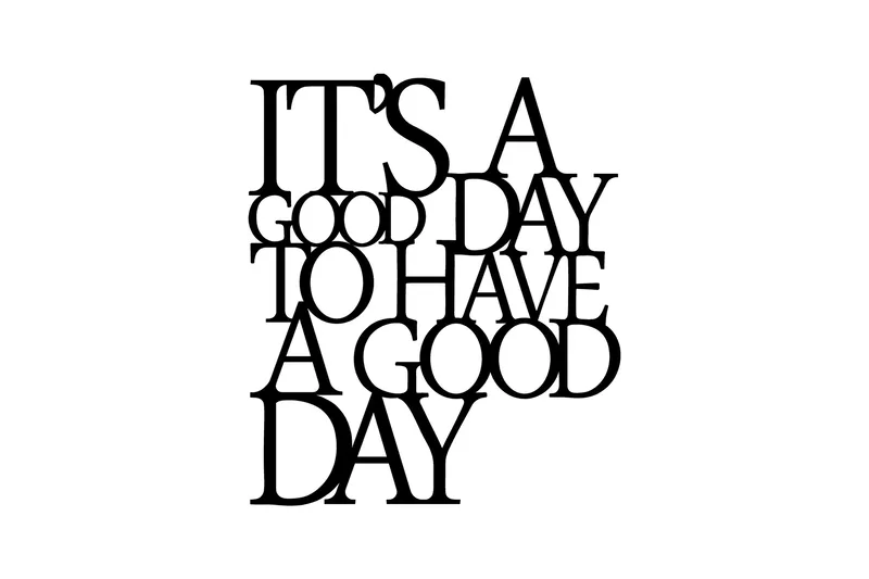 Dekoration Väggtext