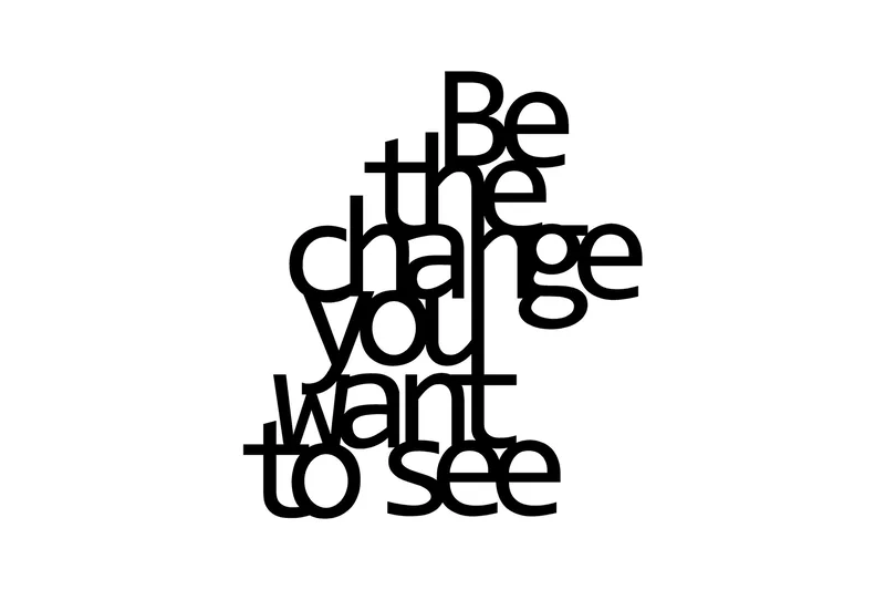 Dekoration Väggtext