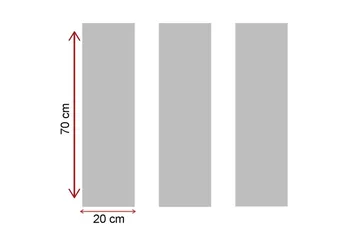 Dekorativ Canvasmålning 3 Delar - Flerfärgad - Inredning - Tavlor & posters - Canvastavla