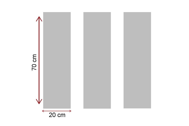 Dekorativ Canvasmålning 3 Delar - Flerfärgad - Inredning - Tavlor & posters - Canvastavla