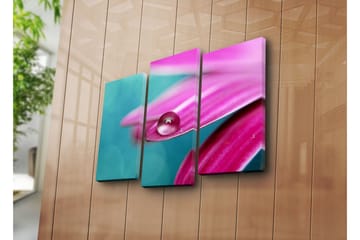 Dekorativ Canvasmålning 3 Delar - Flerfärgad - Inredning - Tavlor & posters - Canvastavla