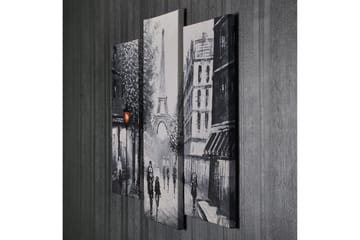 Dekorativ Canvasmålning 3 Delar - Flerfärgad - Inredning - Tavlor & posters - Canvastavla