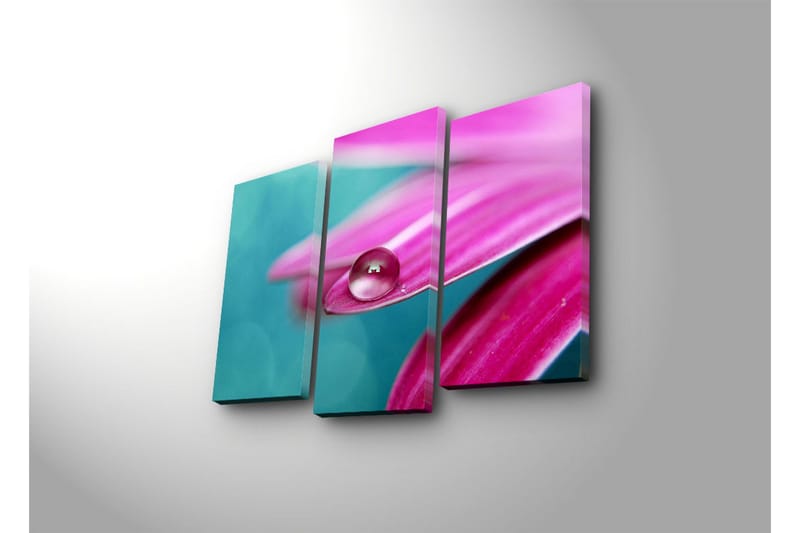 Dekorativ Canvasmålning 3 Delar - Flerfärgad - Inredning - Tavlor & posters - Canvastavla