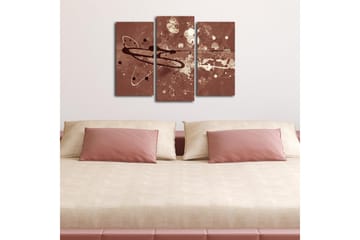 Dekorativ Canvasmålning 3 Delar - Flerfärgad - Inredning - Tavlor & posters - Canvastavla