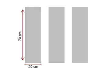 Dekorativ Canvasmålning 3 Delar - Flerfärgad - Inredning - Tavlor & posters - Canvastavla