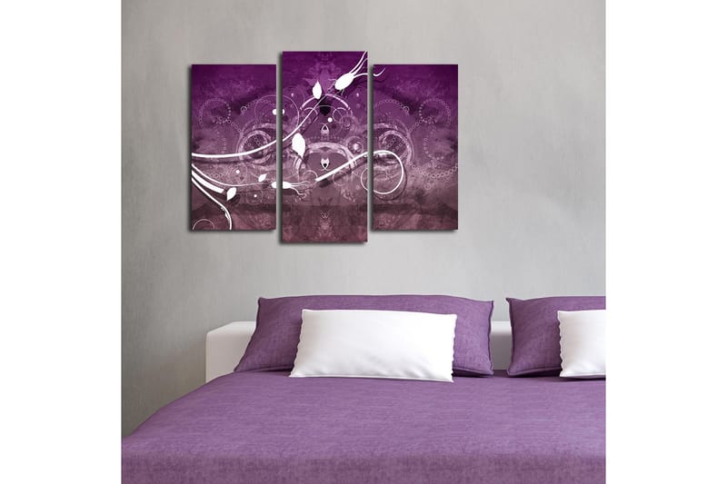 Dekorativ Canvasmålning 3 Delar - Flerfärgad - Inredning - Tavlor & posters - Canvastavla