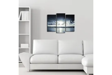 Dekorativ Canvasmålning 3 Delar - Flerfärgad - Inredning - Tavlor & posters - Canvastavla