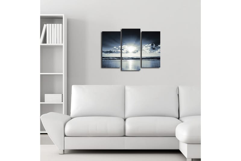 Dekorativ Canvasmålning 3 Delar - Flerfärgad - Inredning - Tavlor & posters - Canvastavla