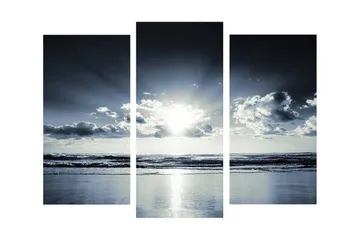 Dekorativ Canvasmålning 3 Delar - Flerfärgad - Inredning - Tavlor & posters - Canvastavla