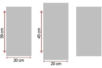 Dekorativ Canvasmålning 3 Delar - Flerfärgad - Inredning - Tavlor & posters - Canvastavla