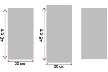 Dekorativ Canvasmålning 3 Delar - Flerfärgad - Inredning - Tavlor & posters - Canvastavla