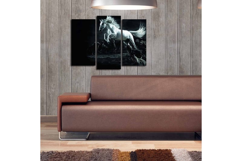 Dekorativ Canvasmålning 3 Delar - Flerfärgad - Inredning - Tavlor & posters - Canvastavla