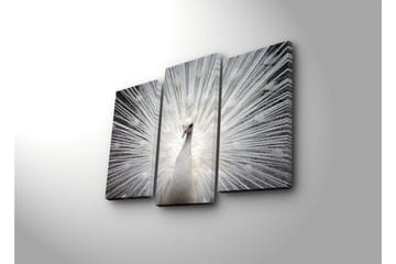 Dekorativ Canvasmålning LED-belysning 3 Delar - Flerfärgad - Inredning - Tavlor & posters - Canvastavla