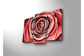 Dekorativ Canvasmålning LED-belysning 3 Delar - Flerfärgad - Inredning - Tavlor & posters - Canvastavla