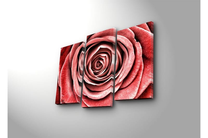 Dekorativ Canvasmålning LED-belysning 3 Delar - Flerfärgad - Inredning - Tavlor & posters - Canvastavla