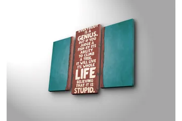 Dekorativ Canvasmålning LED-belysning 3 Delar - Flerfärgad - Inredning - Tavlor & posters - Canvastavla