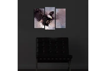 Dekorativ Canvasmålning LED-belysning 3 Delar - Flerfärgad - Inredning - Tavlor & posters - Canvastavla