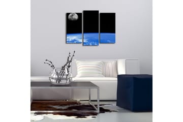 Dekorativ Canvasmålning LED-belysning 3 Delar - Flerfärgad - Inredning - Tavlor & posters - Canvastavla