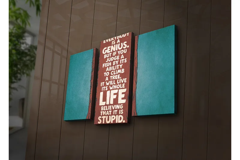 Dekorativ Canvasmålning LED-belysning 3 Delar - Flerfärgad - Inredning - Tavlor & posters - Canvastavla