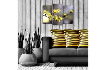 Dekorativ Canvasmålning LED-belysning 3 Delar - Flerfärgad - Inredning - Tavlor & posters - Canvastavla