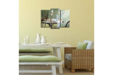 Dekorativ Canvasmålning LED-belysning 3 Delar - Flerfärgad - Inredning - Tavlor & posters - Canvastavla