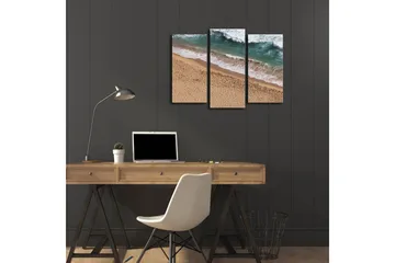 Dekorativ Canvasmålning LED-belysning 3 Delar - Flerfärgad - Inredning - Tavlor & posters - Canvastavla