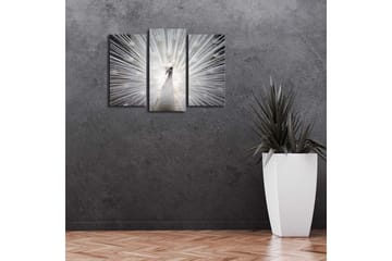 Dekorativ Canvasmålning LED-belysning 3 Delar - Flerfärgad - Inredning - Tavlor & posters - Canvastavla