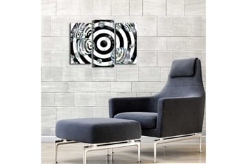 Dekorativ Canvasmålning LED-belysning 3 Delar - Flerfärgad - Inredning - Tavlor & posters - Canvastavla