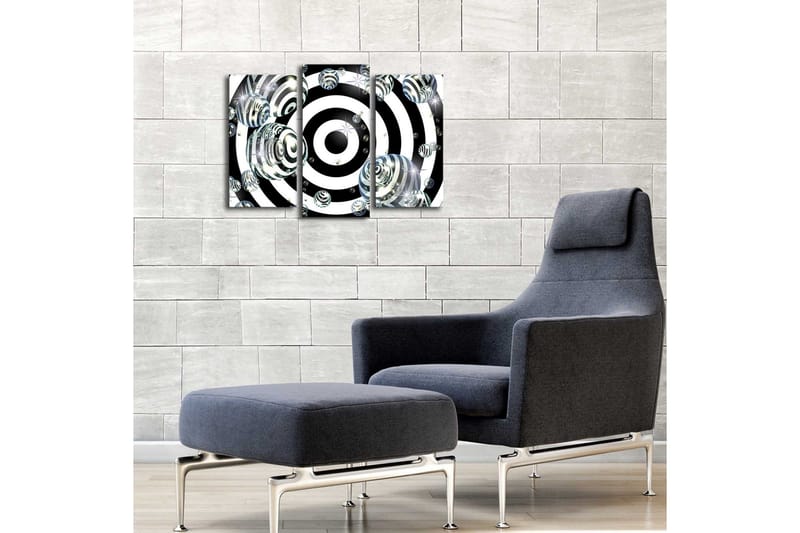 Dekorativ Canvasmålning LED-belysning 3 Delar - Flerfärgad - Inredning - Tavlor & posters - Canvastavla