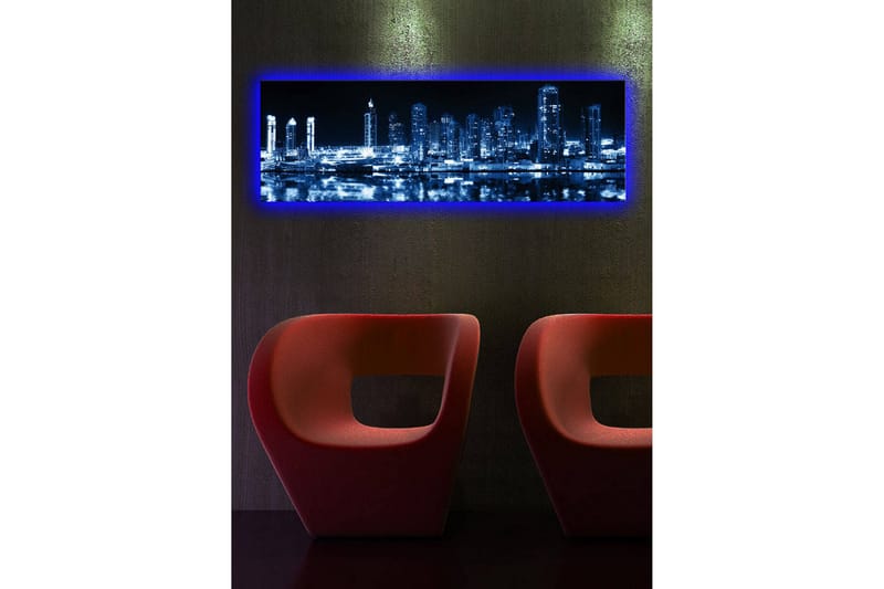 Dekorativ Canvasmålning LED-belysning - Flerfärgad - Inredning - Tavlor & posters - Canvastavla