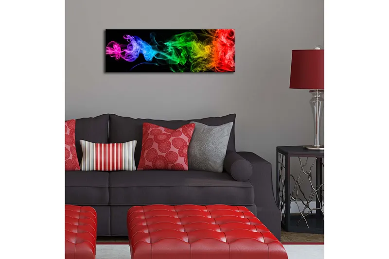 Dekorativ Canvasmålning LED-belysning - Flerfärgad - Inredning - Tavlor & posters - Canvastavla