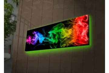 Dekorativ Canvasmålning LED-belysning - Flerfärgad - Inredning - Tavlor & posters - Canvastavla