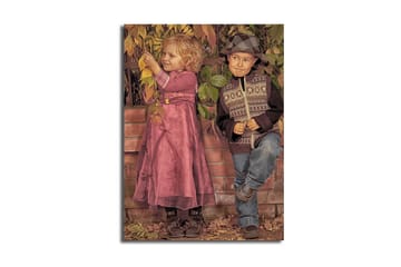 Dekorativ Canvastavla 28x38 cm - Flerfärgad - Inredning - Tavlor & posters - Canvastavla