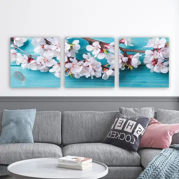 Dekorativ Canvastavla 3-Delar 30x30 cm - Flerfärgad - Inredning - Tavlor & posters - Canvastavla