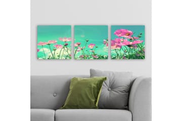 Dekorativ Canvastavla 3-Delar 30x30 cm - Flerfärgad - Inredning - Tavlor & posters - Canvastavla
