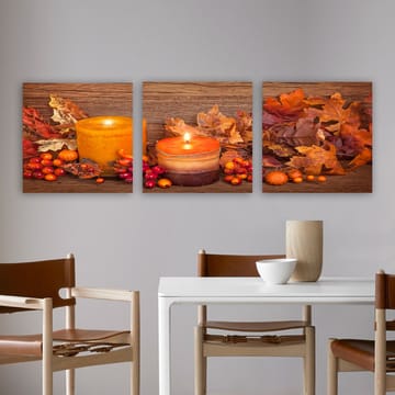 Dekorativ Canvastavla 3-Delar 30x30 cm - Flerfärgad - Inredning - Tavlor & posters - Canvastavla